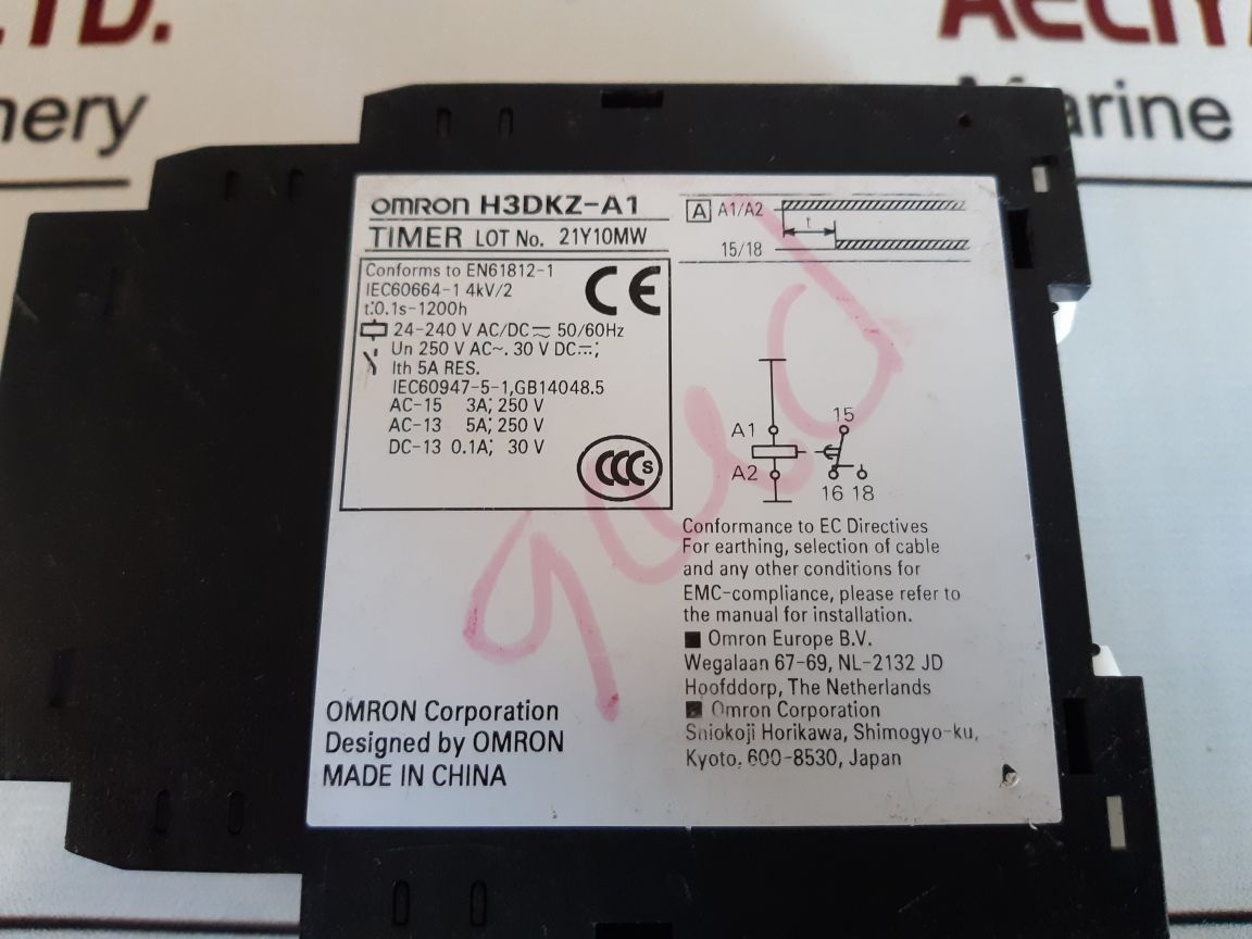 Omron H3Dkz-a1 Timer H3Dkz