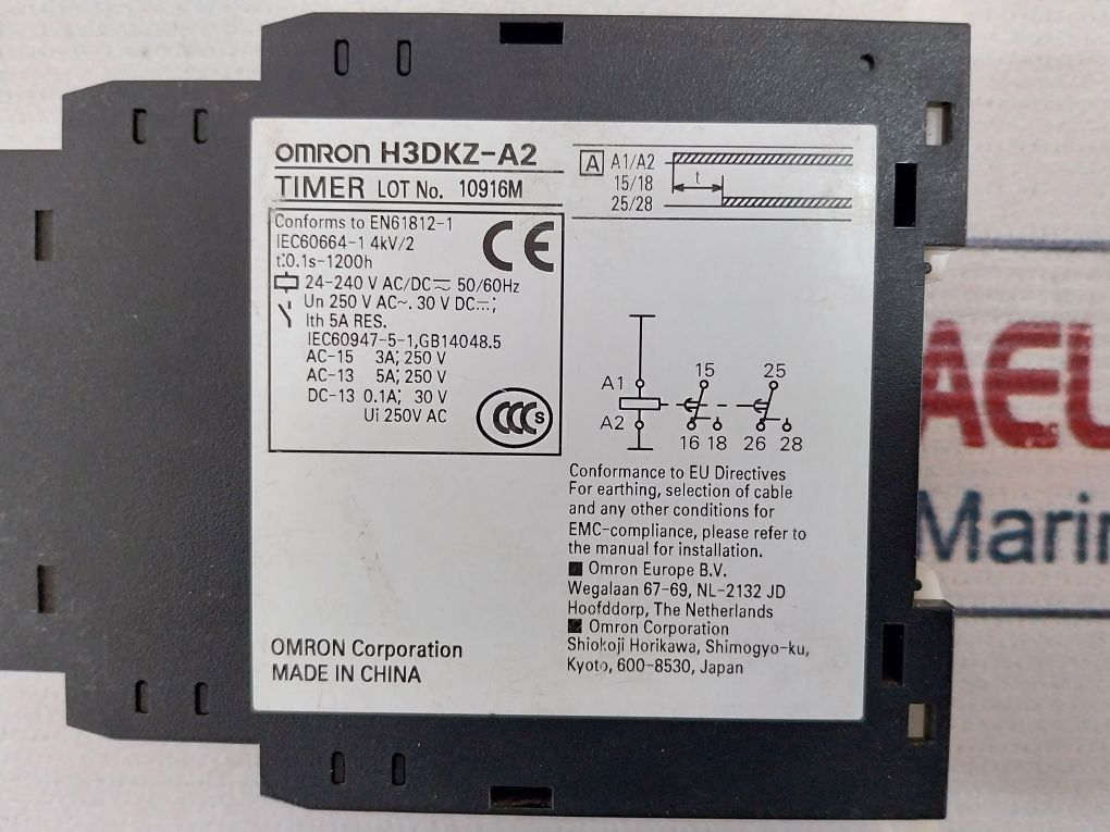 Omron H3Dkz-a2 Timer 0.1S-1200H
