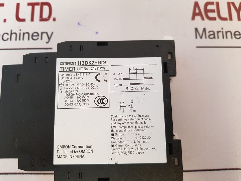 Omron H3Dkz-hdl Timer