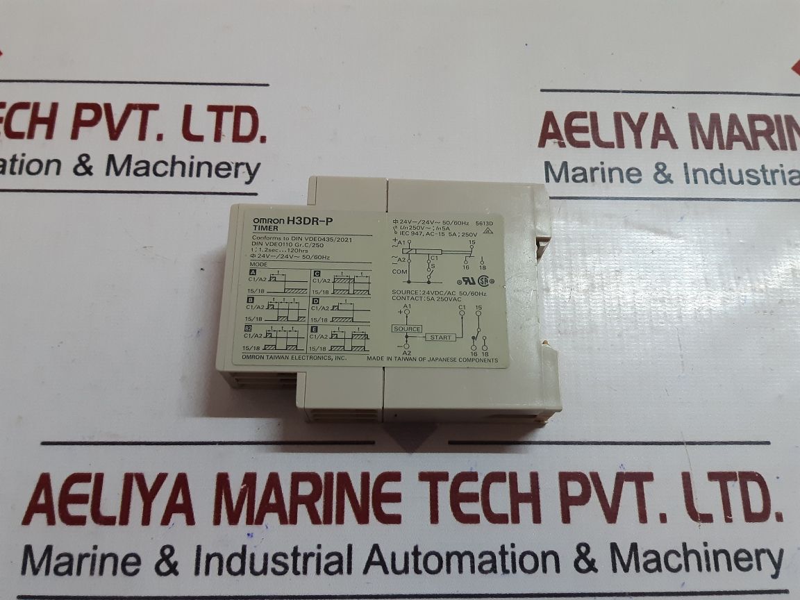 Omron H3Dr-p Timer T; 1.2Sec...120Hrs
