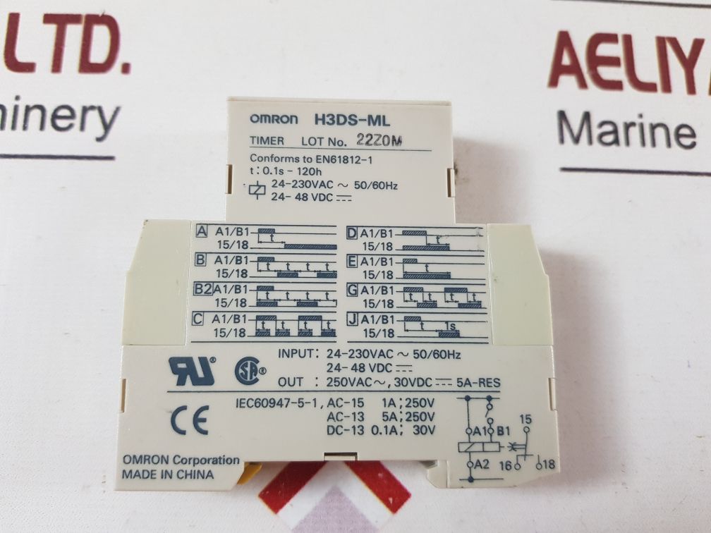 Omron h3ds-ml timer 0.1s-120h