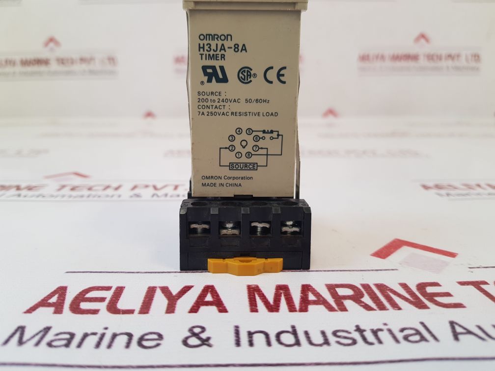 Omron H3Ja-8A Timer 0 To 10 Sec With Base