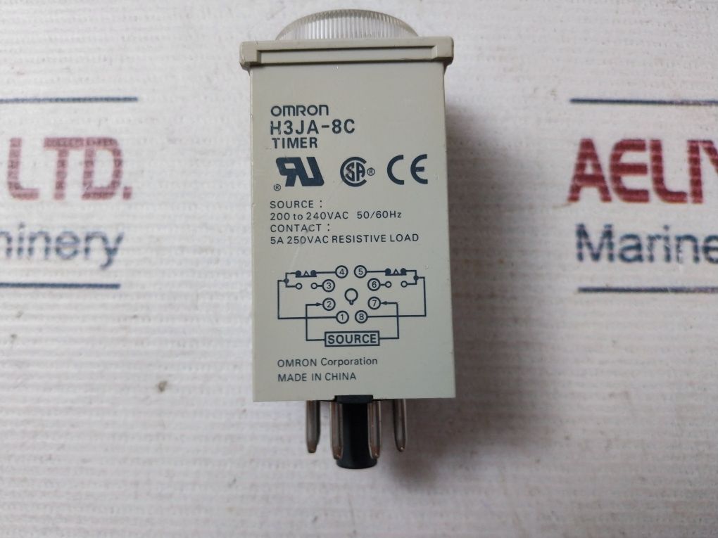 Omron H3Ja-8C Timer 0-60 Sec