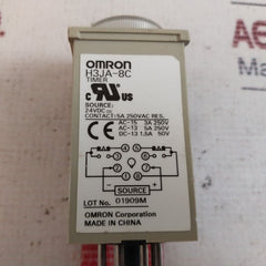Omron H3Ja-8C Timer 0-10 Sec 5A 250Vac