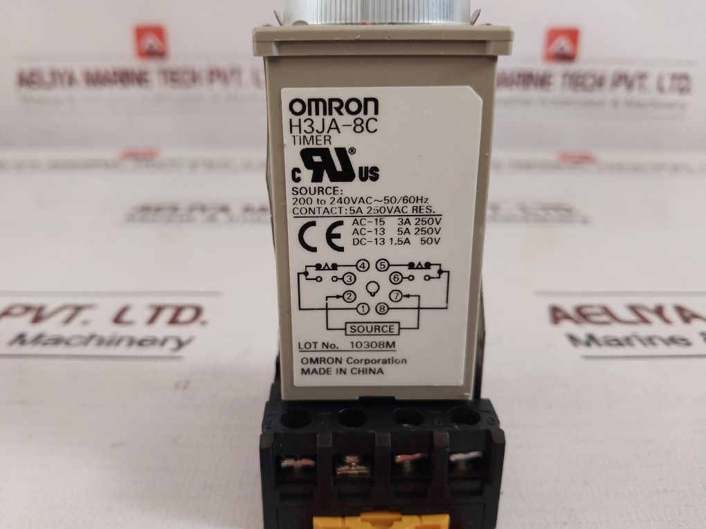 Omron H3Ja-8C Multi-function Solid State Timer 200 To 240 Vac