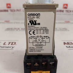 Omron H3Ja-8C Multi-function Solid State Timer 200 To 240 Vac