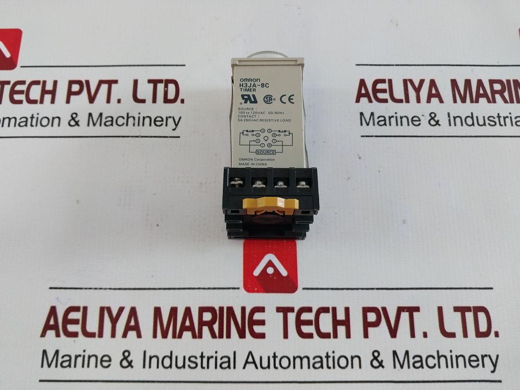 Omron H3Ja-8C Timer 0 To 30 Sec With Base