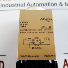 Omron H3M Timer 200/220/240Vac