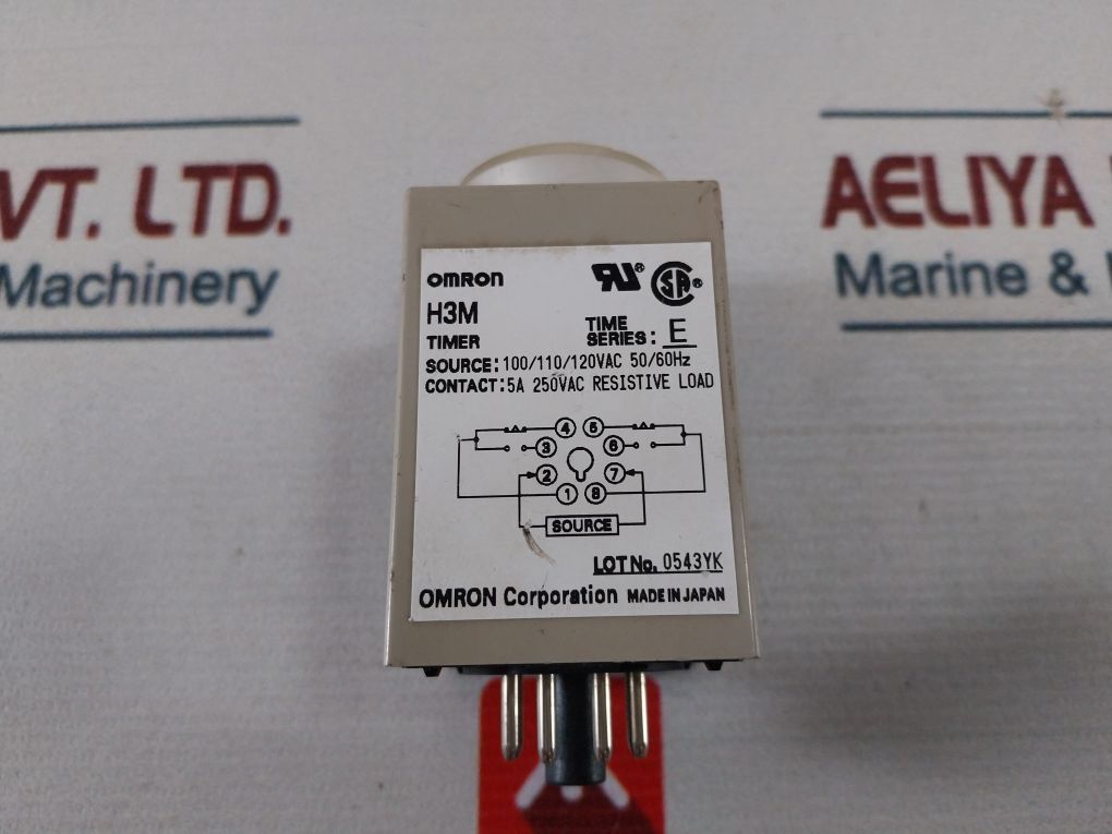 Omron H3M Timer Module 5A 250V Ac