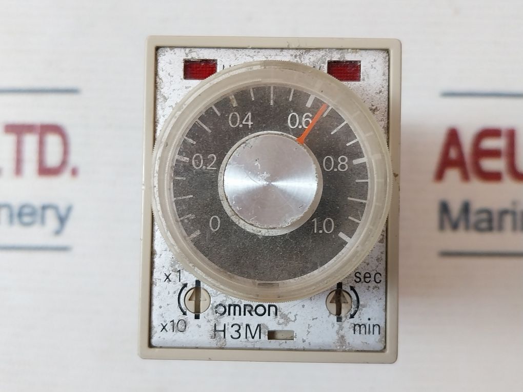 Omron H3M Timer Series B 5A 250 Vac 0-1.0 Sec