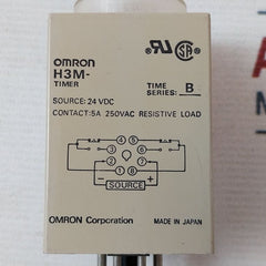 Omron H3M Timer Series B 5A 250 Vac 0-1.0 Sec