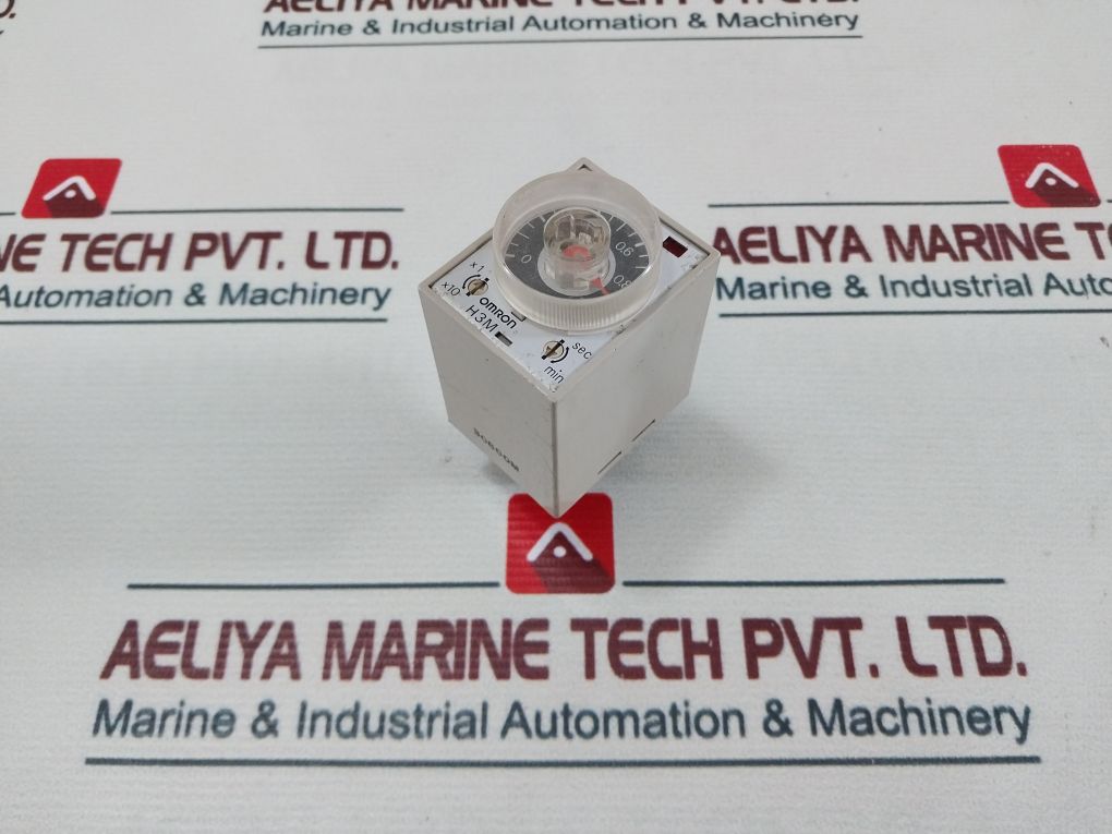 Omron H3M Timer 0 To 1.0 24Vdc 5A 250Vac