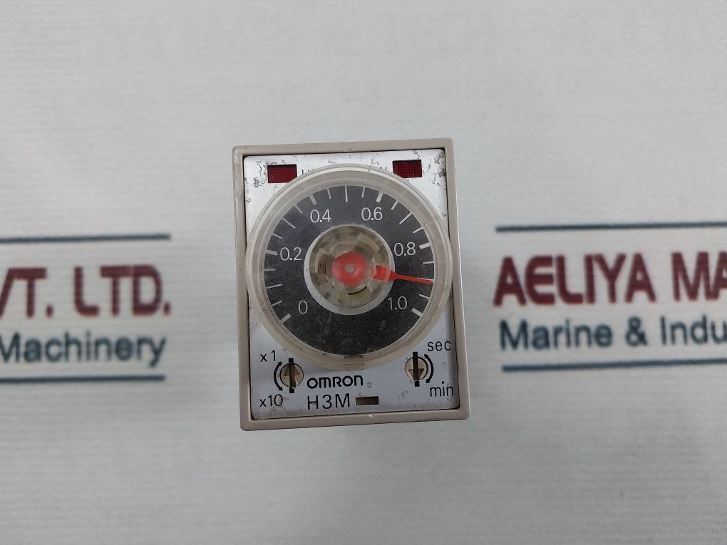 Omron H3M Timer 0 To 1.0 24Vdc 5A 250Vac