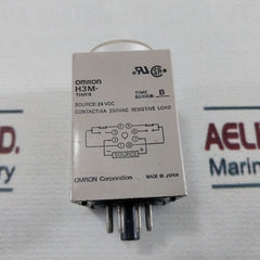Omron H3M Timer 0 To 1.0 24Vdc 5A 250Vac