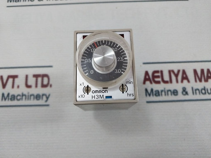 Omron H3M Timer 0 To 3.0 100/110/120Vac 50/60 Hz