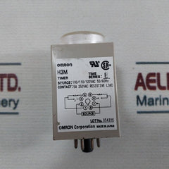 Omron H3M Timer 0 To 3.0 100/110/120Vac 50/60 Hz