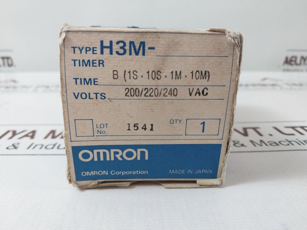 Omron H3M Timer Series: B 200/220/240Vac 50/60Hz