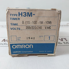 Omron H3M Timer Series: B 200/220/240Vac 50/60Hz