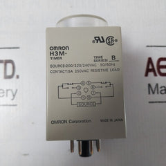 Omron H3M Timer Series: B 200/220/240Vac 50/60Hz