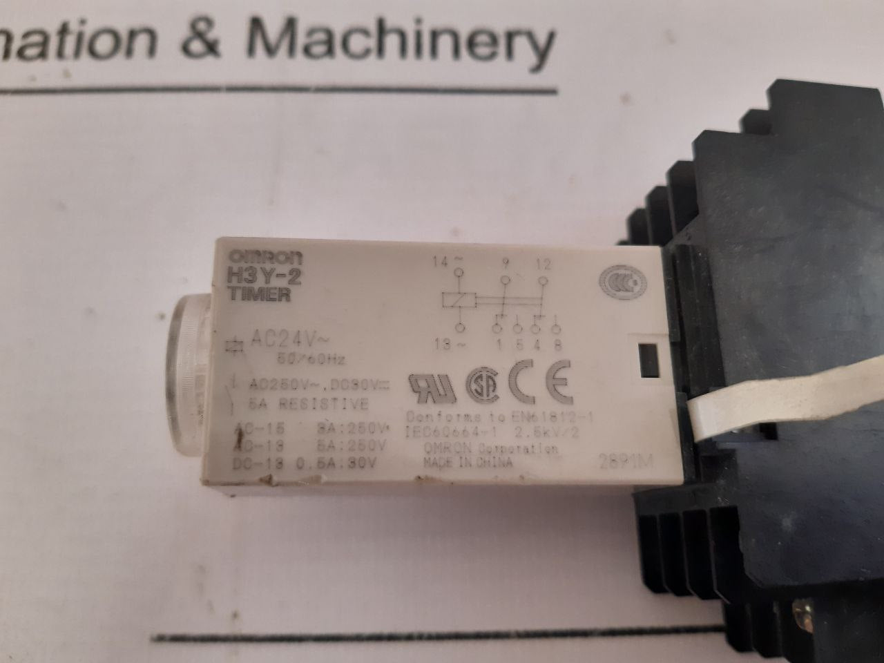 Omron H3Y-2 Timer Ac250V