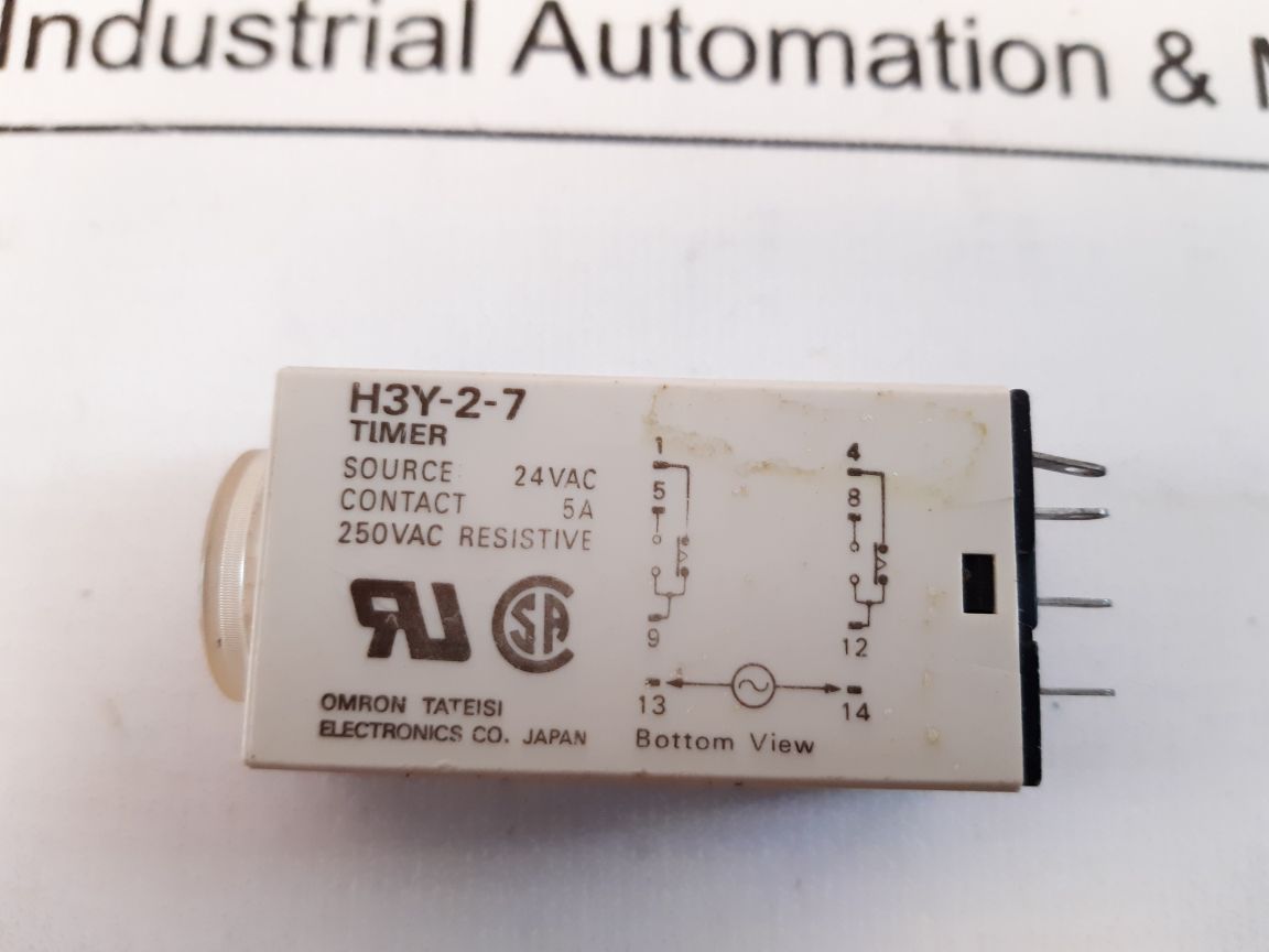 Omron H3Y-2-7 Timer 0 To 120 Sec
