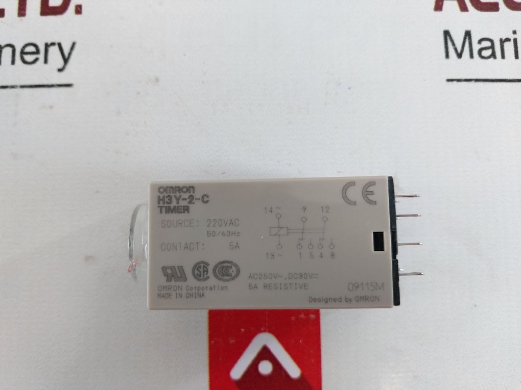 Omron H3Y-2-c Timer 0-10 Sec