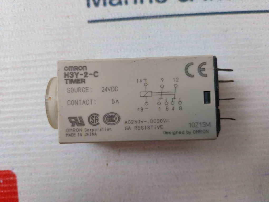 Omron H3Y-2-c Timer 0-10 Sec