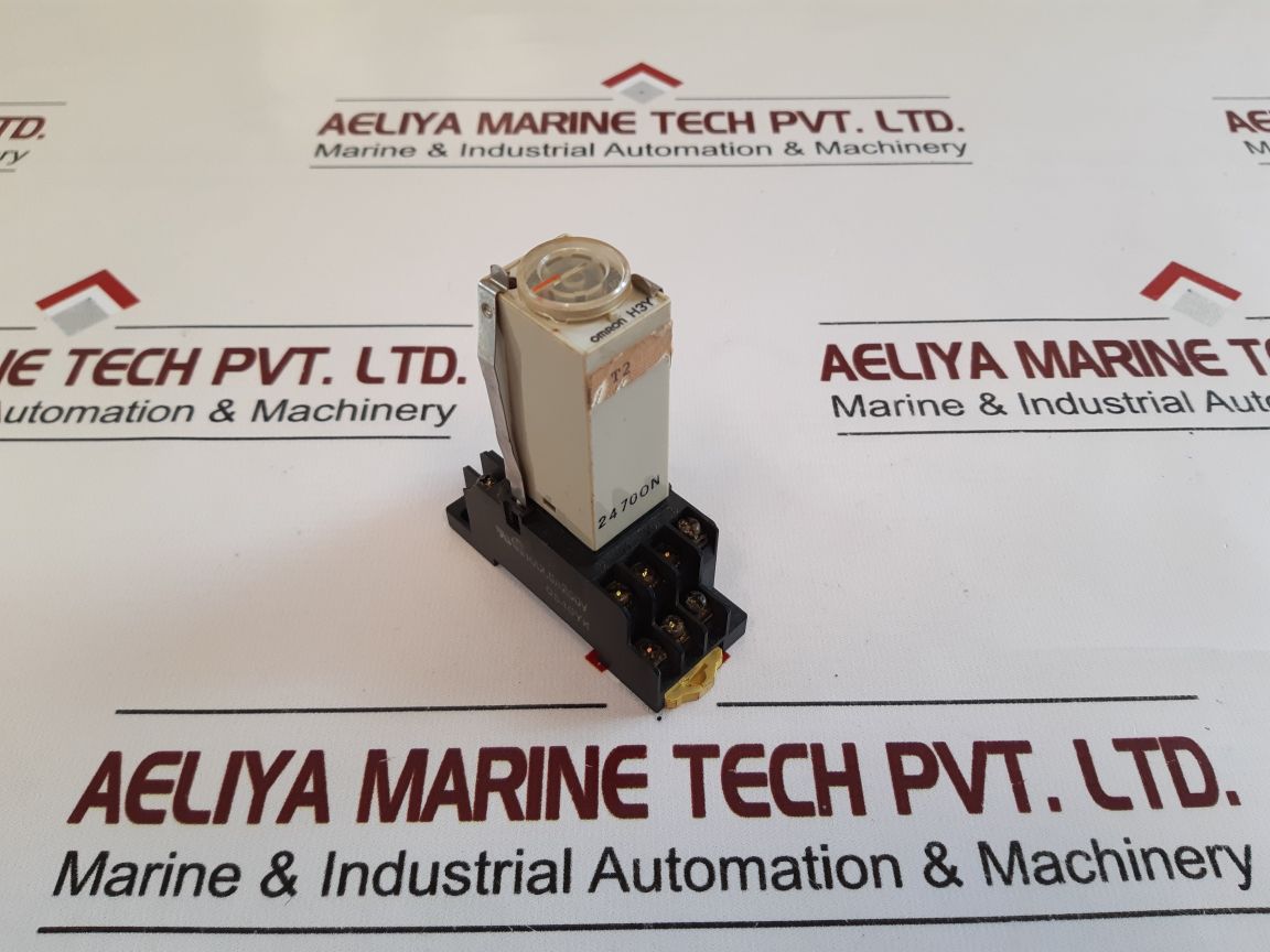 Omron H3Y-2-timer 0 To 60 Sec With Base