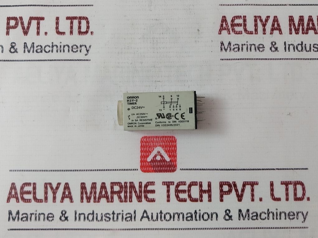 Omron H3Y-2 Time Relay Delay Control Dc24V 3-30 Minute