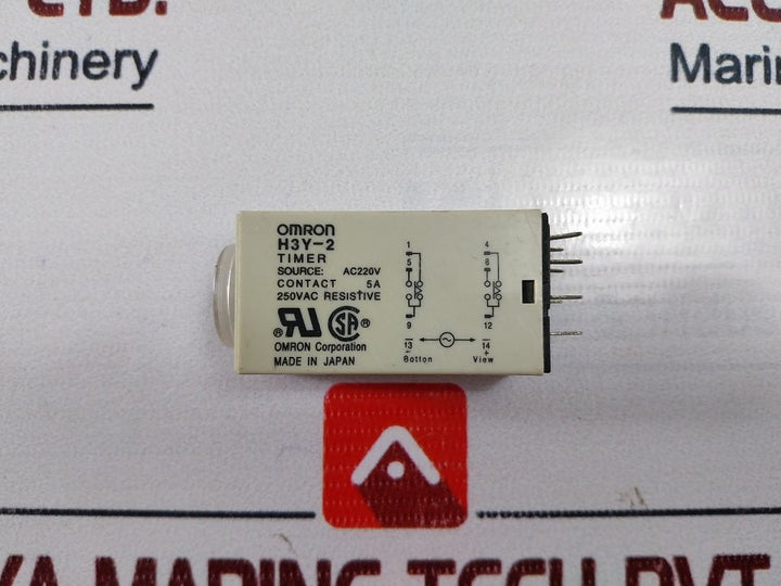 Omron H3Y Timer 250Vac