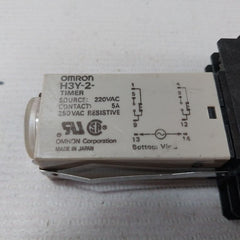 Omron H3Y-2 Timer Relay With Base
