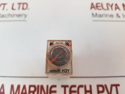 Omron H3Y-4 Timer 0-60 Sec,24Vdc