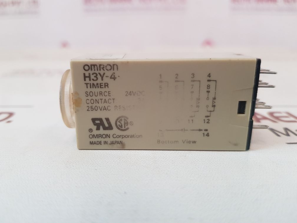 Omron H3Y-4 Timer 0-60 Sec,24Vdc