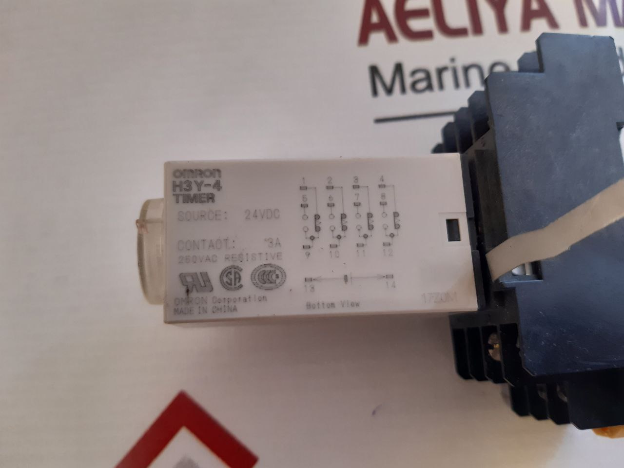 Omron H3Y-4 Timer 0-1.0 Sec