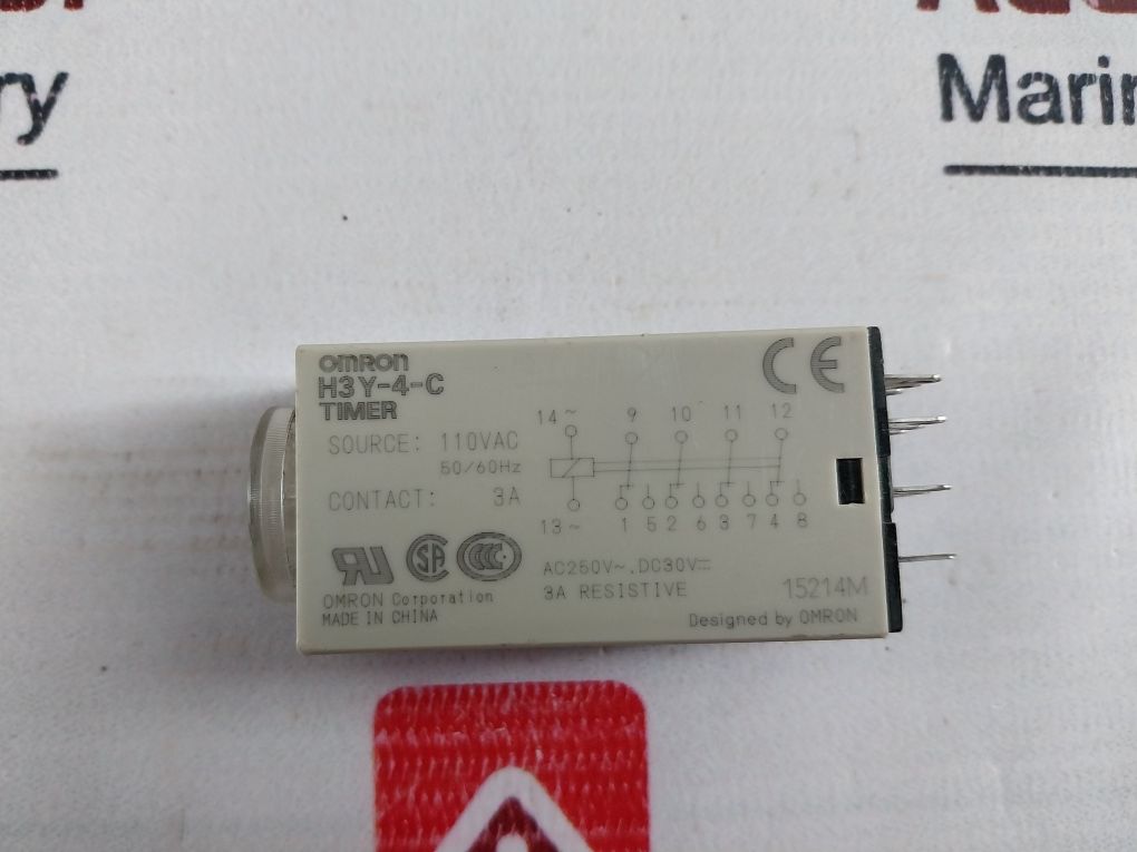 Omron H3Y-4-c Timer Ac250V~ 