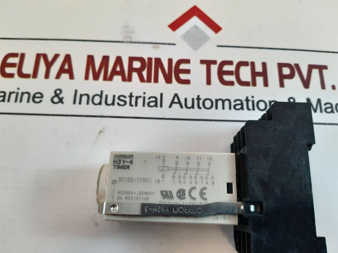 Omron H3Y-4 Timer 0-1.0 Sec