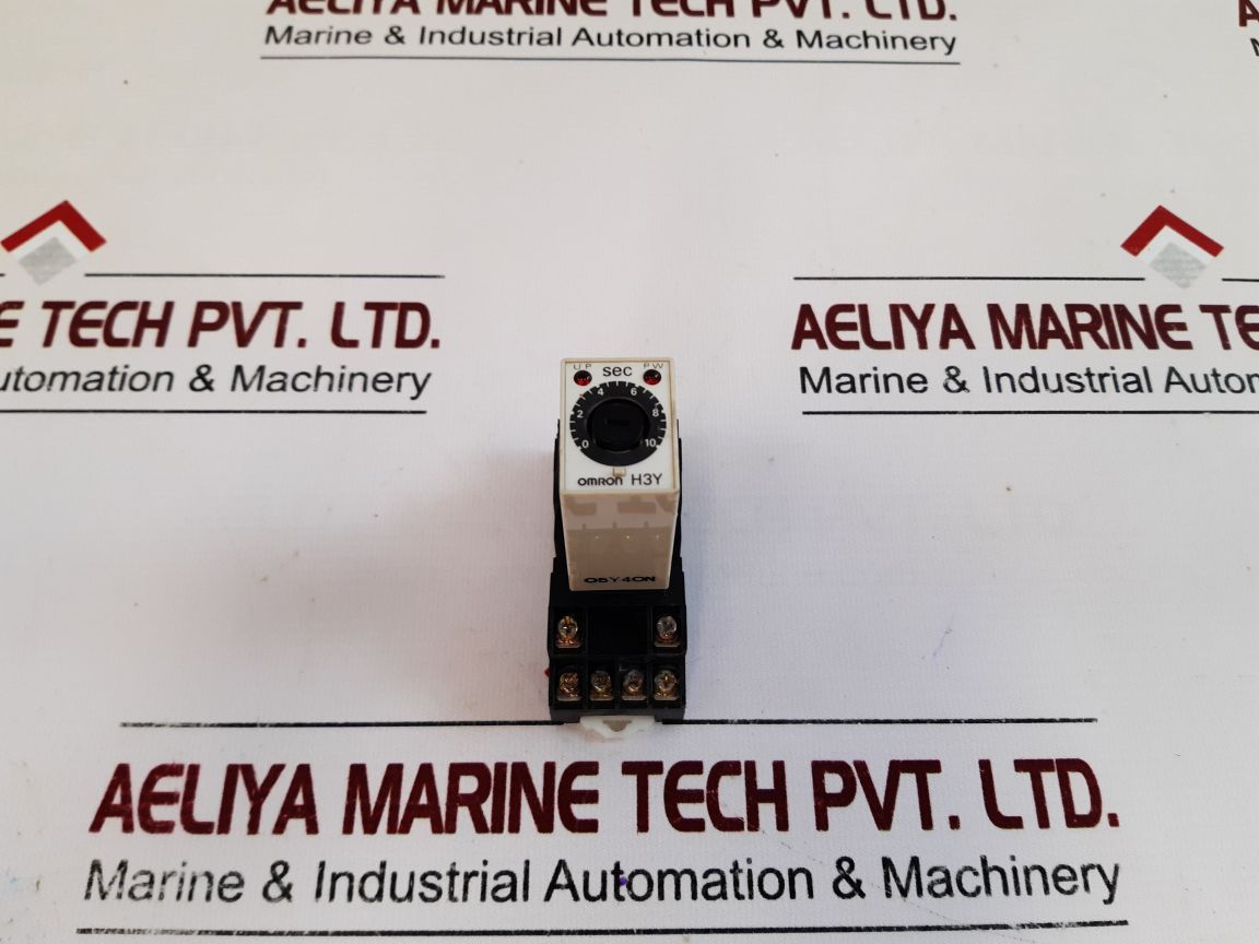 Omron H3Y-4 Timer 0 To 10 Sec With Socket Base
