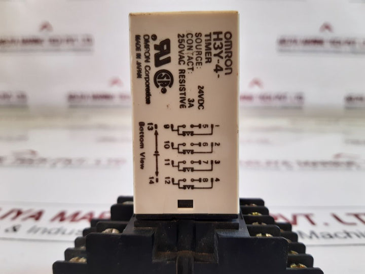 Omron H3Y-4 Timer 0 To 10 Sec With Socket Base
