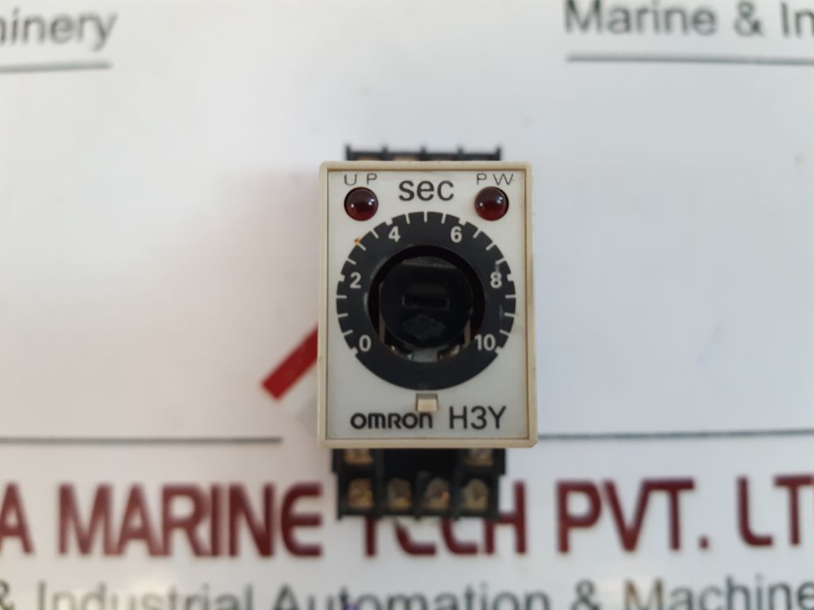 Omron H3Y-4 Timer 0 To 10 Sec With Socket Base
