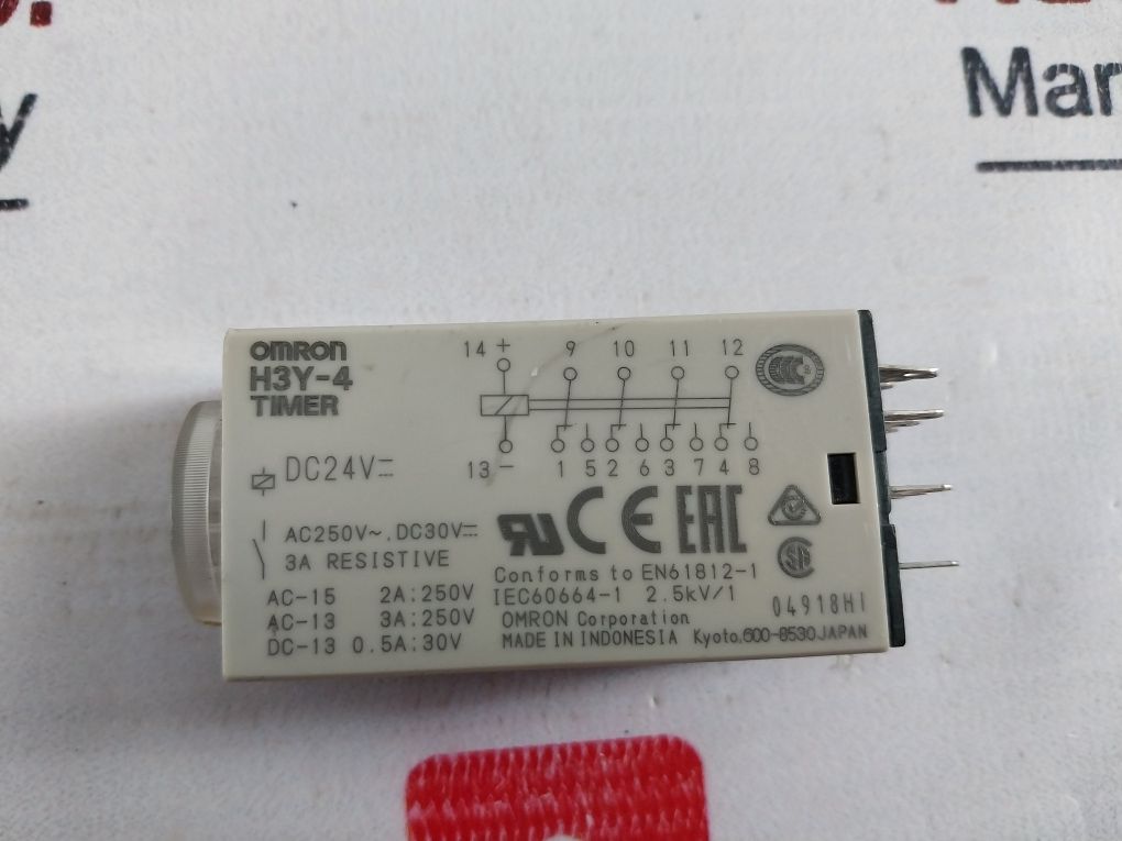 Omron H3Y-4 Timer Dc24V