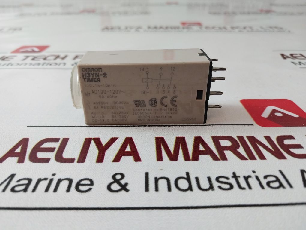 Omron H3Yn-2 Timer 0.1S-10 Min Ac 100-120V