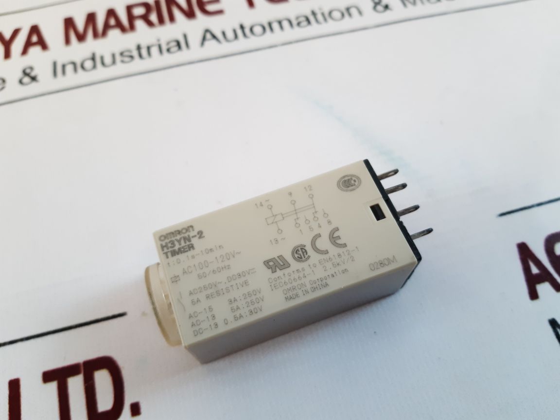 Omron H3Yn-2 Time Relay 0.1S-10 Min Free Shipping
