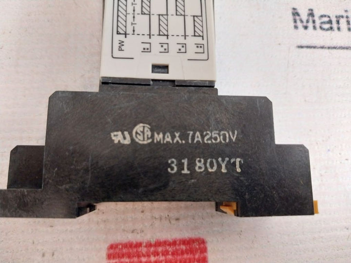 Omron H3Yn-2 Timer Relay With Base 0.1S-10Min