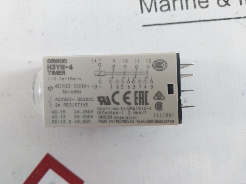 Omron H3Yn-4 Timer 0-1.0