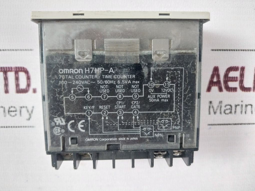 Omron H7Hp-a Time Counter 100-240 Vac