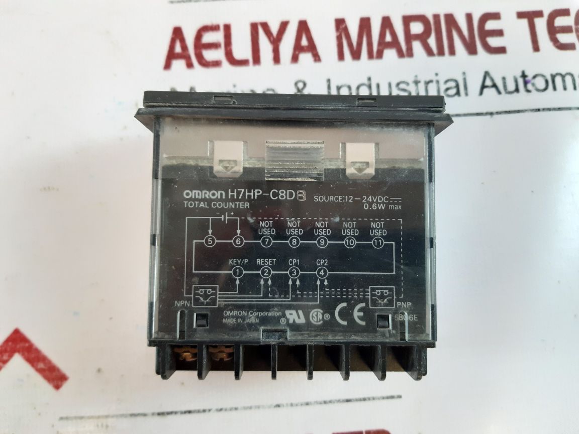 Omron H7Hp-c8Db Timer CounterTotal Counter 12-24Vdc---
