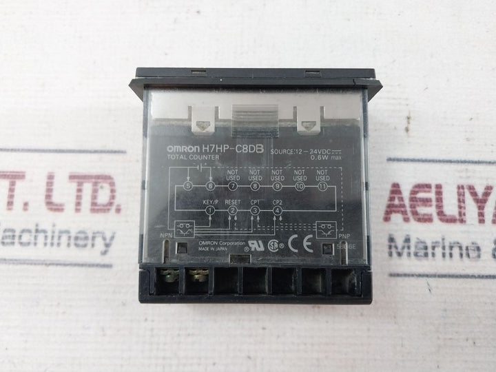 Omron H7Hp-c8Db Total Counter 12-24Vdc