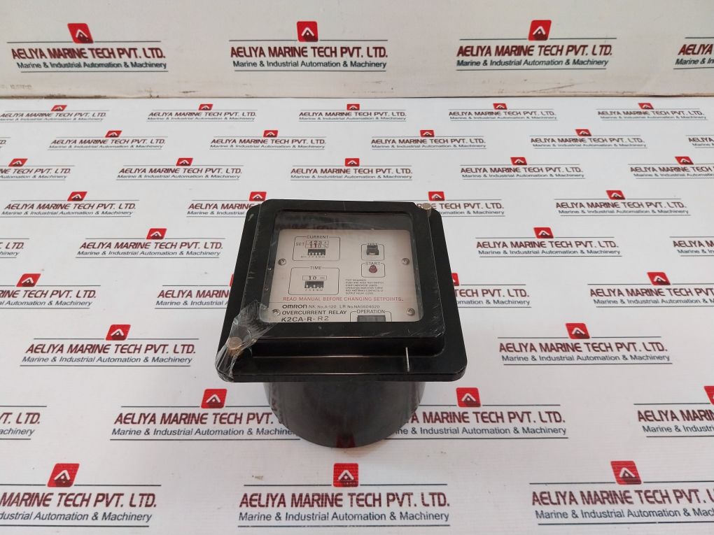 Omron K2Ca-r-r2 Overcurrent Relay 100/110/200/220Vac 5A 50/60Hz 10 Sec