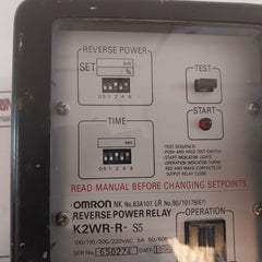 Omron K2Wr-r-s5 Reverse Power Relay 90/10178(E1)