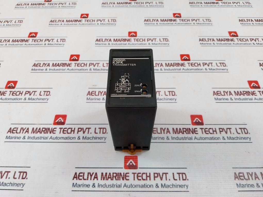 Omron K3Fk-yv-aa-b Transmitter With Base 4-20Ma Dc 100V Ac
